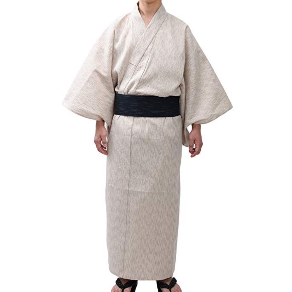 Men's Japanese Style Kimono Costume - Picture 4 of 5